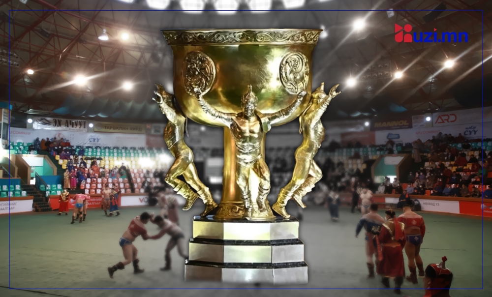 Монголын үндэсний бөхийн холбооны Алтан цомын барилдаан Монгол бөхийн өргөөнд болно.