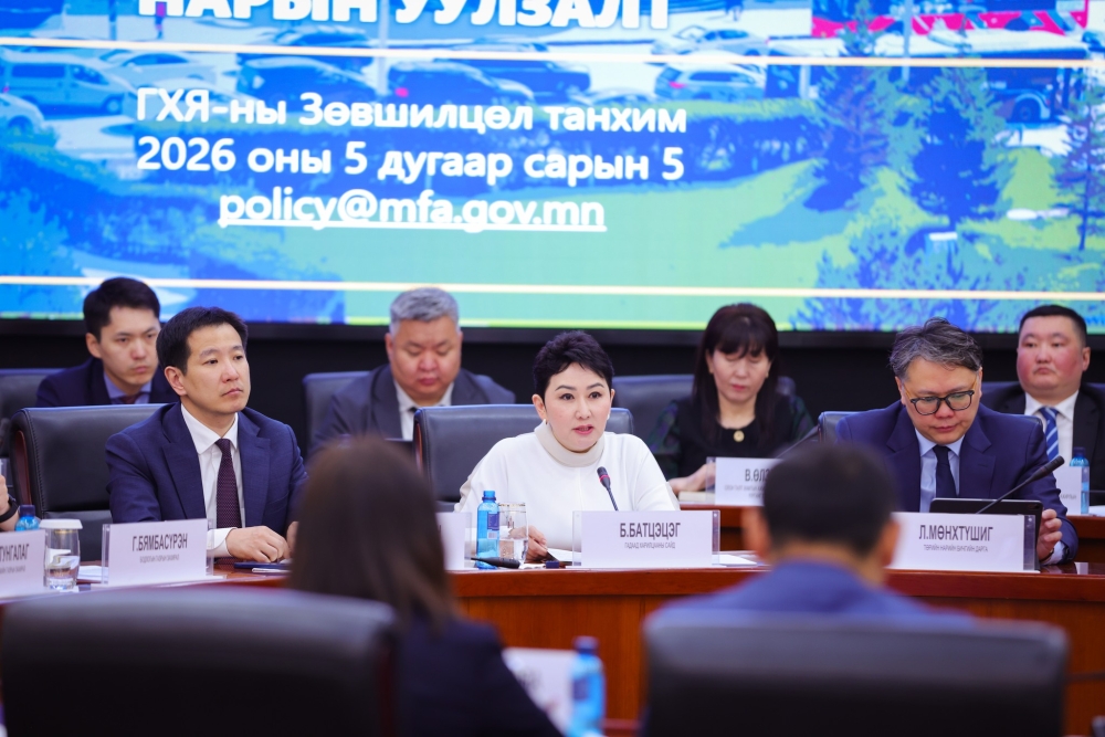 ГАДААД ХАРИЛЦААНЫ САЙД, СОЁЛ, СПОРТ, АЯЛАЛ ЖУУЛЧЛАЛ, ЗАЛУУЧУУДЫН САЙД НАР УУЛЗАВ